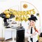 Graduation Decorations 2026 | Gold Congrats Grad Balloons - 16 Inch | Congrats Grad Banner For Graduation Decorations 2026 | Congratulations Banner | Gold Graduation Balloons, KatchOn